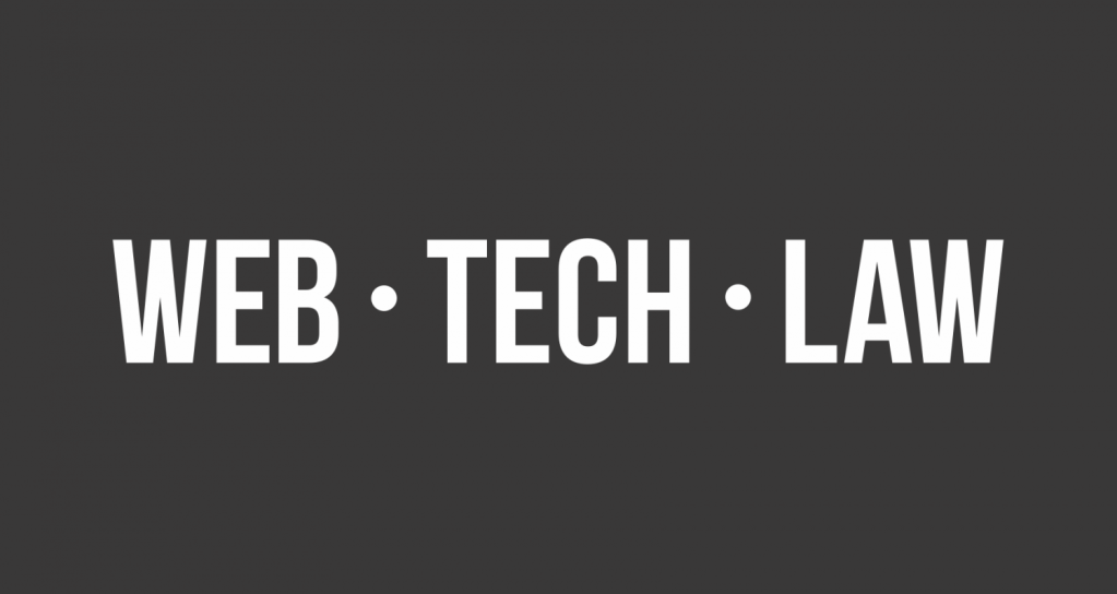 Web•Tech•Law blog